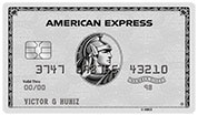 Cartão de Banco American Express cor cinza claro