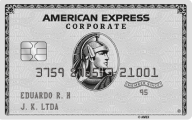 Cartão de Banco American Express Corporate Platinum